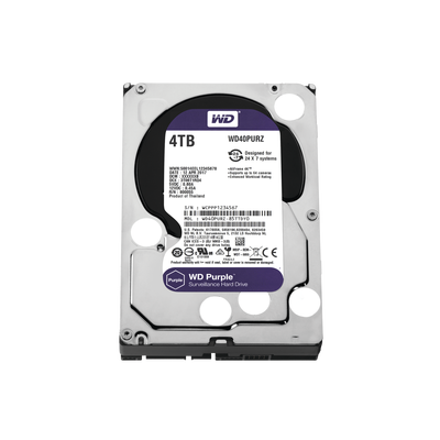 Disco Duro PURPLE de 4TB / 3 AÑOS DE GARANTÍA / Para Videovigilancia